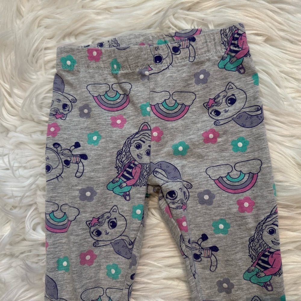 Gabby’s Dollhouse Toddler Girls 2T Shirt & Leggings Outfit Set Meow Friends - Picture 8 of 11